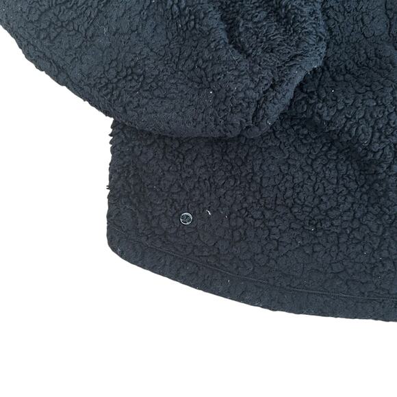 Lululemon Warmth Restore Sherpa Pullover Black S/M - Picture 8 of 8
